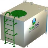 Гринлос Емкость стальная 5 м3 прямоугольная